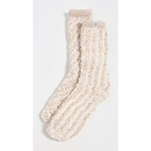 UGG Women's Cozy Chenille Sock, Cream - One Size
